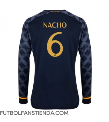 Real Madrid Nacho #6 Segunda Equipación 2023-24 Manga Larga